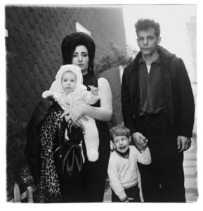A young Brooklyn family going for a Sunday outing, N.Y.C. Arbus, 1966